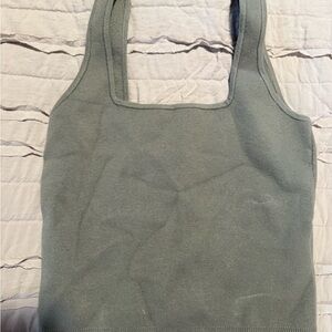 Abercrombie & Fitch Olive Knit Tank